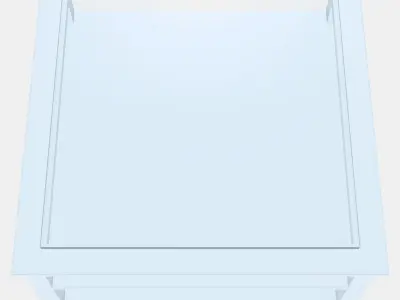 IDANAS Coffee table Low-poly 3D model