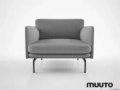 Muuto Outline chair 3D model