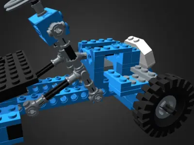 Toy car 3D model 9