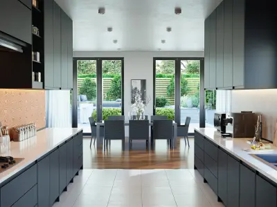Interior scene  3D model buy