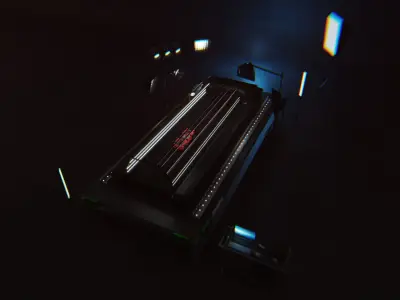 treadmill 3D model