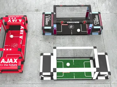 Subsoccer Football 7 Bench 3D model