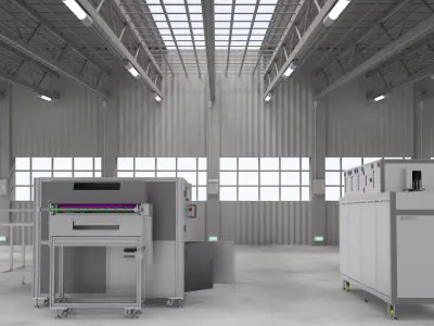 Pcb board cleaning machine collection  3D model