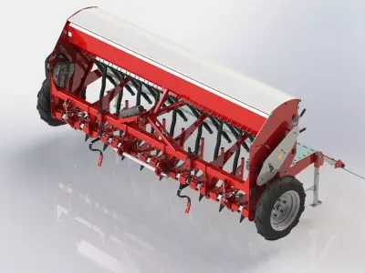 WG 1021 - Variator seed drill 180-300 3D model