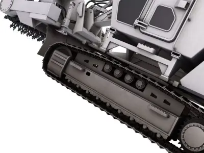 Armtrac 400 Mine Clearance Vehicle 3D model