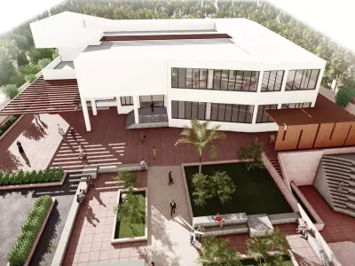 Contemporary Museum Architecture Project 3D model