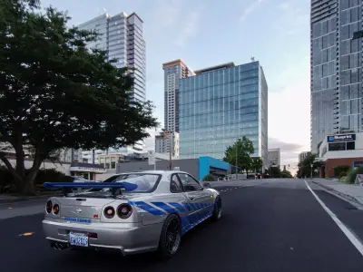 NISSAN R 34 - 2FAST 2 FURIOUS CONCEPT 3D MODEL 3D model