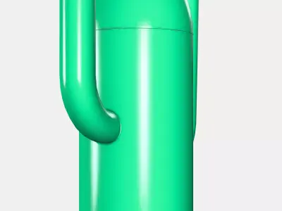 ARTBUSKE Vase-watering can Low-poly 3D model