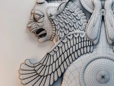 3D model Griffin Achaemenid 3D model