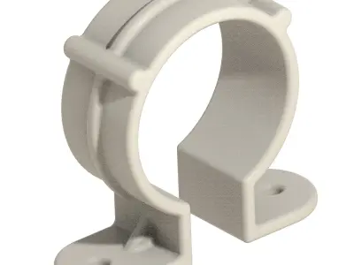 Premium Pvc Pipe Clip 3D print model