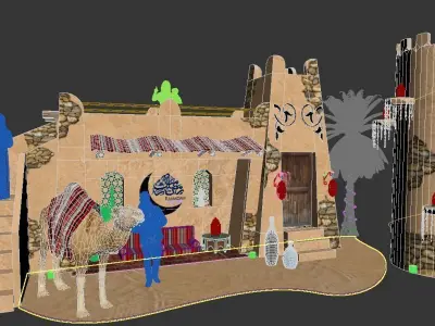 Ramadan Decoration Tower 3D model