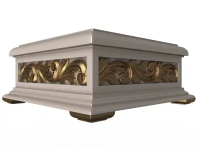 Casket Collection 02 Low-poly 3D model
