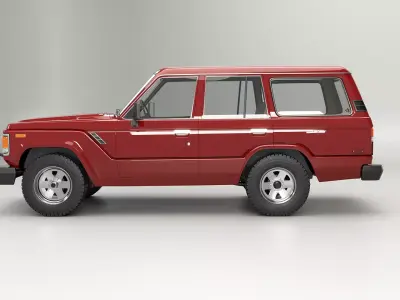 Toyota land Cruiser J60 1980-1990 3D model