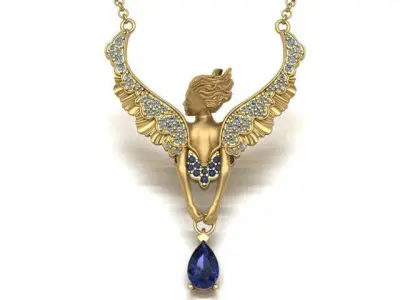 women  necklaces 3D print model