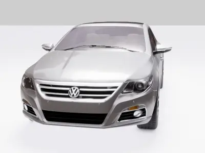 Volkswagen Passat Low-poly 3D model