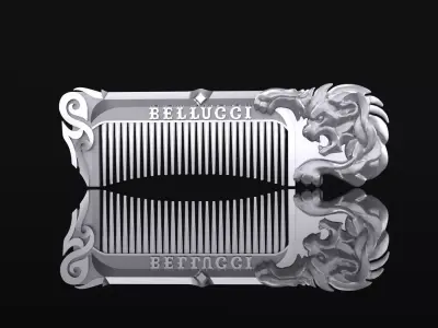 Hairbrush Lion 3D print model