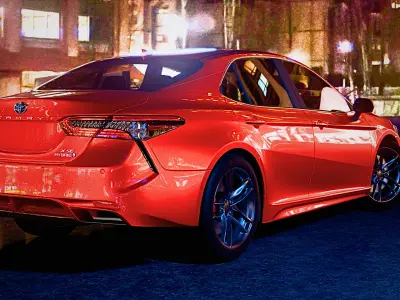 Toyota Camry Hybrid 2022 Rigged 3D model
