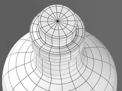 Vintage Bottle Free 3D model