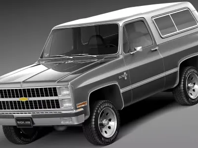 Chevrolet Blazer K5 1981-1987 3D model