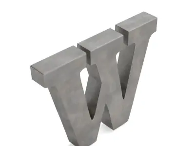 Coro Austin Design Leite Letter Blocks  Free 3D model