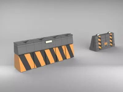 Road Barrie 3D model