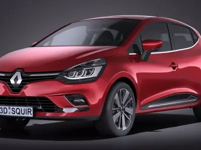 Renault Clio 2017 3D model