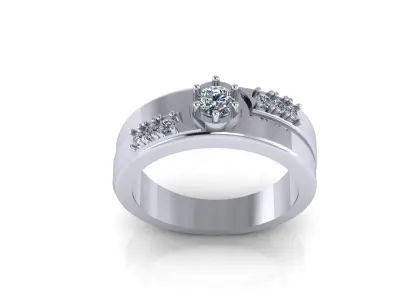 wedding ring 3D print model 3D print model 3D print model