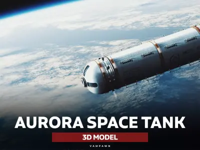 Avalanche Space Tank 3D Model 3D Model Low-poly 3D model