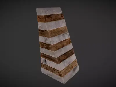 Stone Bookend 3D model