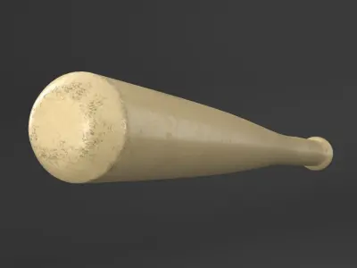 Baseball Bat Low-poly 3D model