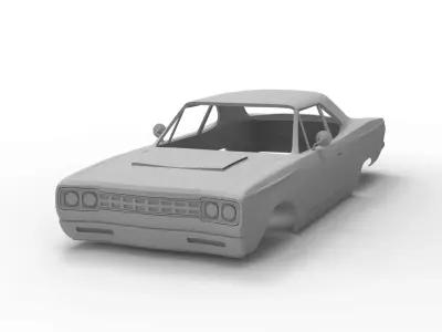 Plymouth road runner 1969 3D print model