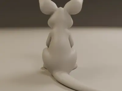 kangaroo 3D print model