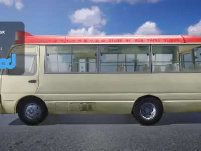 HK Van Left-Hand Drive 003 3D model
