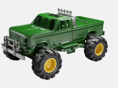 Turbo Truck 3D model