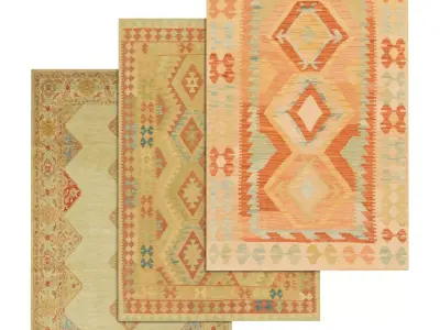 Rug Set 1952 3D model