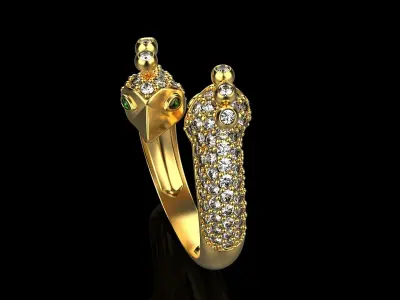 peacock ring   110 3D model