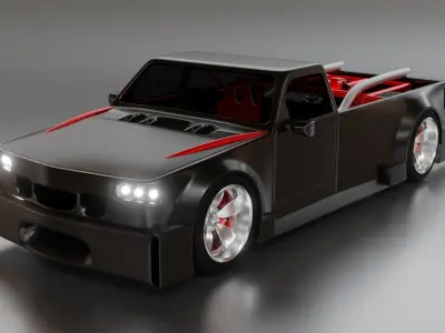 Pickup truck 3D model