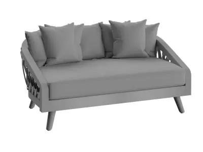 Bouche Twined Outdoor Sofa 3D model
