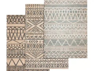 Rug Set 2072 3D model