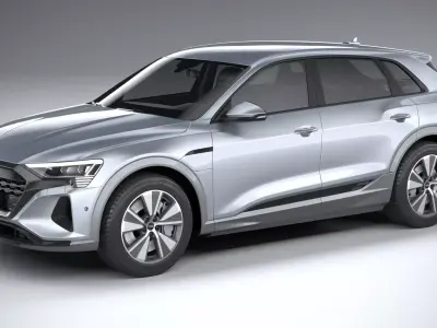 Audi Q8 E-Tron 2024 3D model