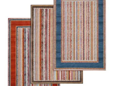 Rug Set 2301 3D model