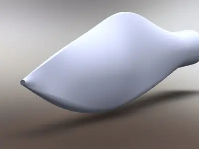 Horizontal axis wind turbine blade  3D print model