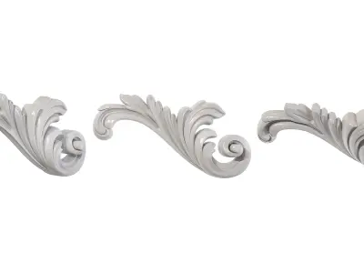 Classic carved 125 3D model
