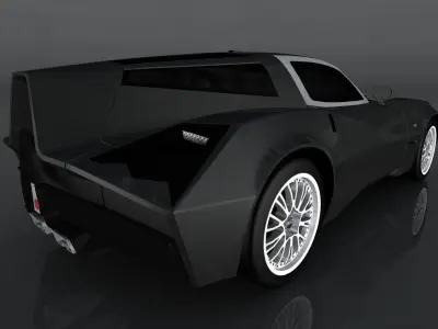 Spada Vetture Sport Low-poly 3D model