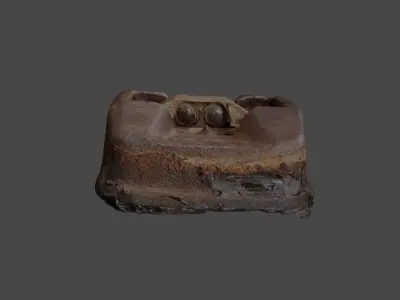 Cats Eye Road Retroreflector 3D model