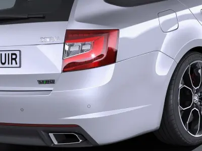 Skoda Octavia Combi RS 2017 3D model