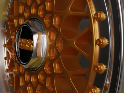 BBS RS Wheel 3D model