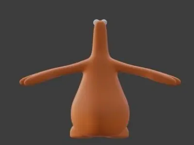 Low Detail Alien Character 3D Model Free 3D model