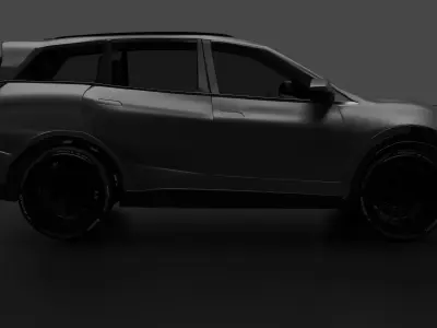 XUV700 Low-poly 3D model