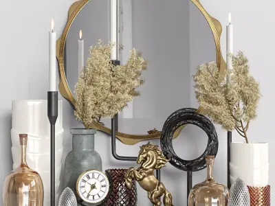 Decorative set 09 3D model